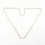 HALLMARKED 9CT GOLD FIGARO CHAIN NECKLACE