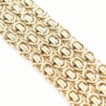 HALLMARKED 9CT GOLD BYZANTINE CHAIN NECKLACE