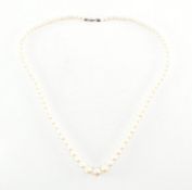 1930s 9CT GOLD & CULTURED PEARL NECKLACE