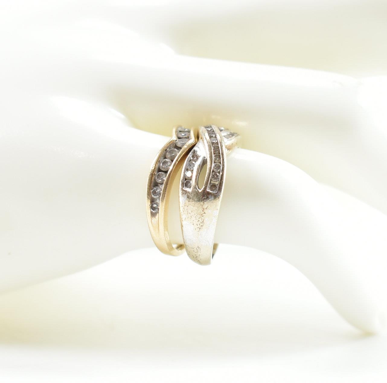 TWO HALLMARKED 9CT GOLD & DIAMOND RINGS - Image 10 of 10