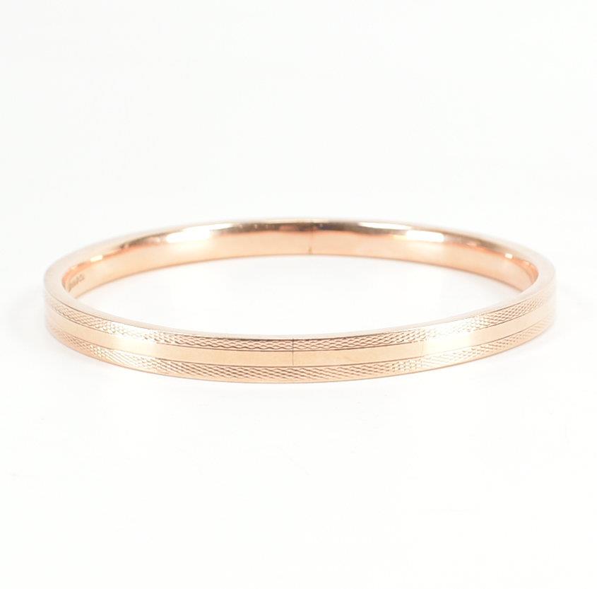 9CT ROSE GOLD BANGLE ARMLET - Image 5 of 9