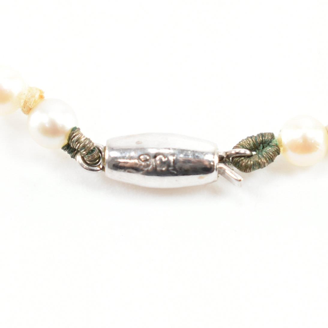 1930s 9CT GOLD & CULTURED PEARL NECKLACE - Image 4 of 4