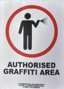 BANKSY (B.1974) - AUTHORISED GRAFFITI AREA