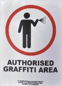 AFTER BANKSY - 'AUTHORISED GRAFFITI AREA' - 2004