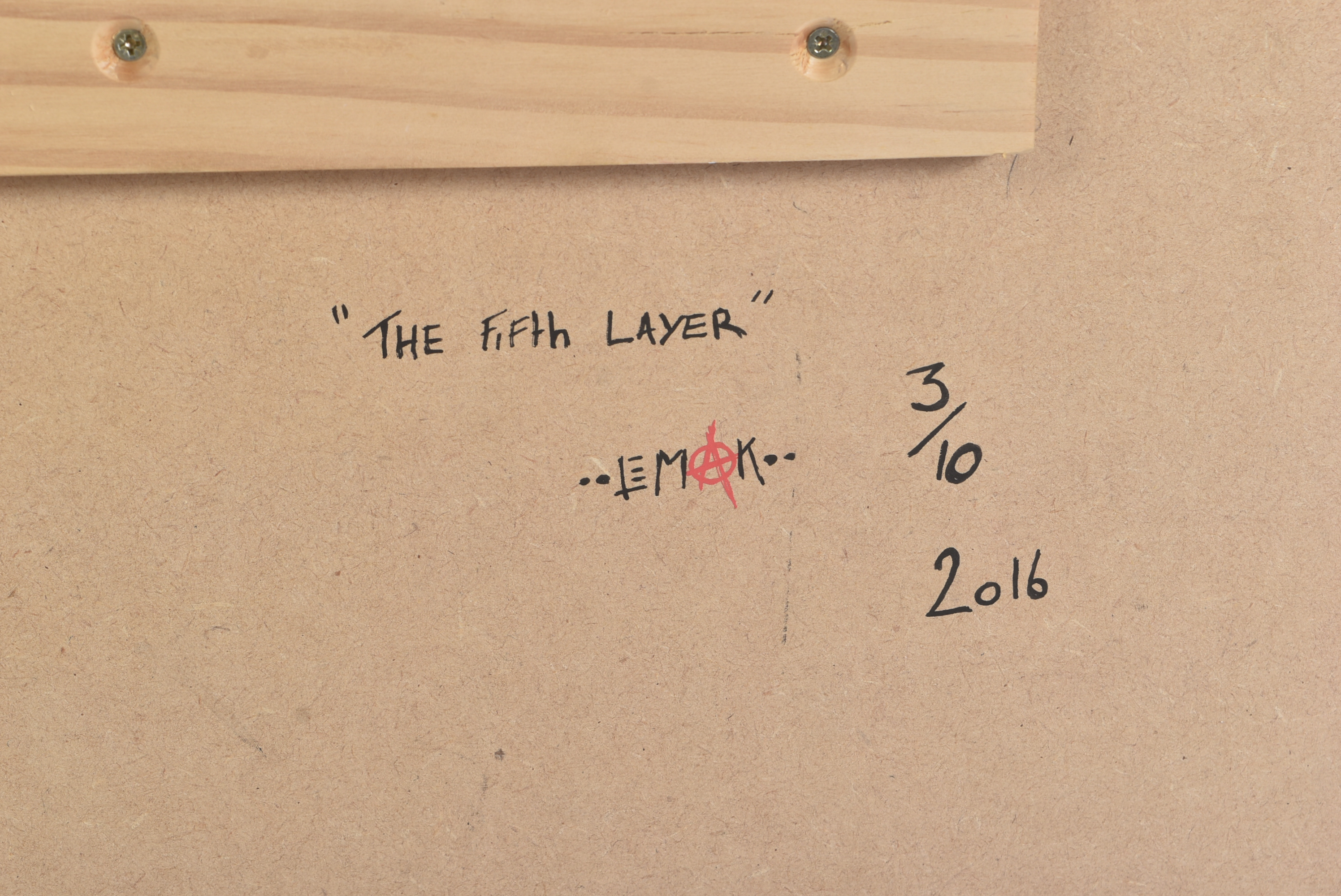 LEMAK (B.1980) - THE FIFTH LAYER - 2016 - Image 4 of 4