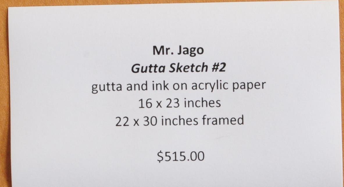 MR JAGO (B.1973) - GUTTA SKETCH #2 - 2009 - Image 6 of 6