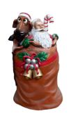 CHRISTMAS EVENT PROP - LIFESIZE SANTA & RUDOLF DISPLAY