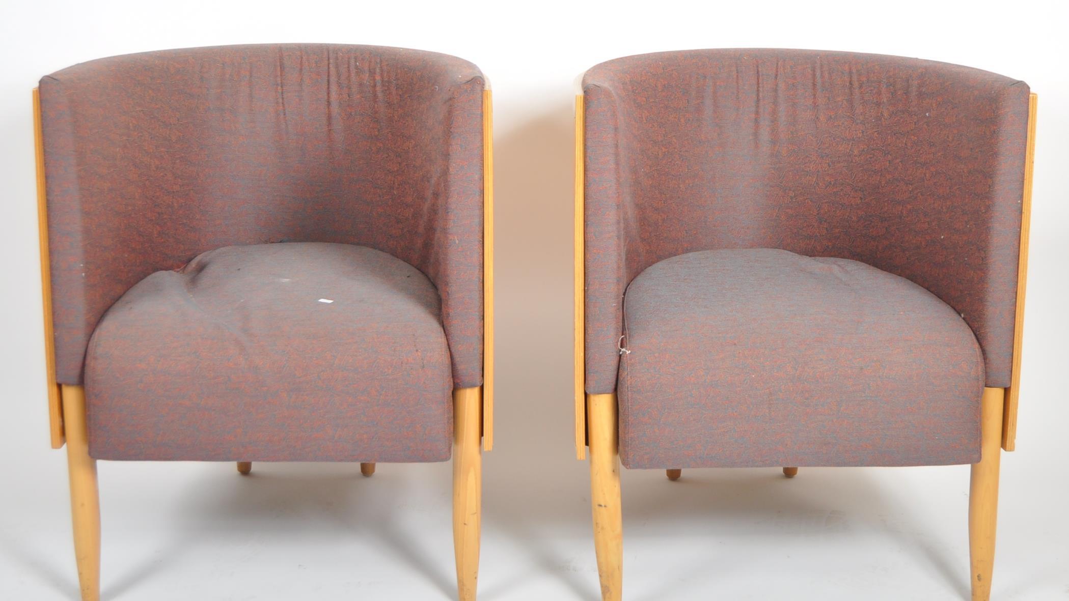 ALLERMUIR - PAIR OF EARLY 2000 BENTWOOD LOUNGE CHAIRS - Image 2 of 5