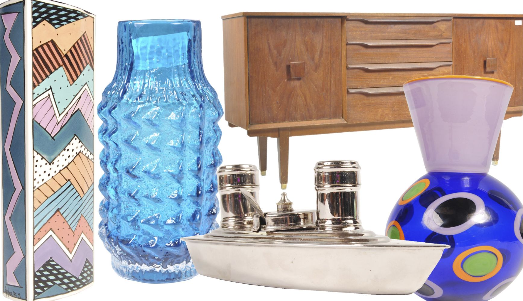 Online 20th Century Interiors Auction - Industrial Lighting, Mid Century Modern Furniture, Vintage Advertising etc