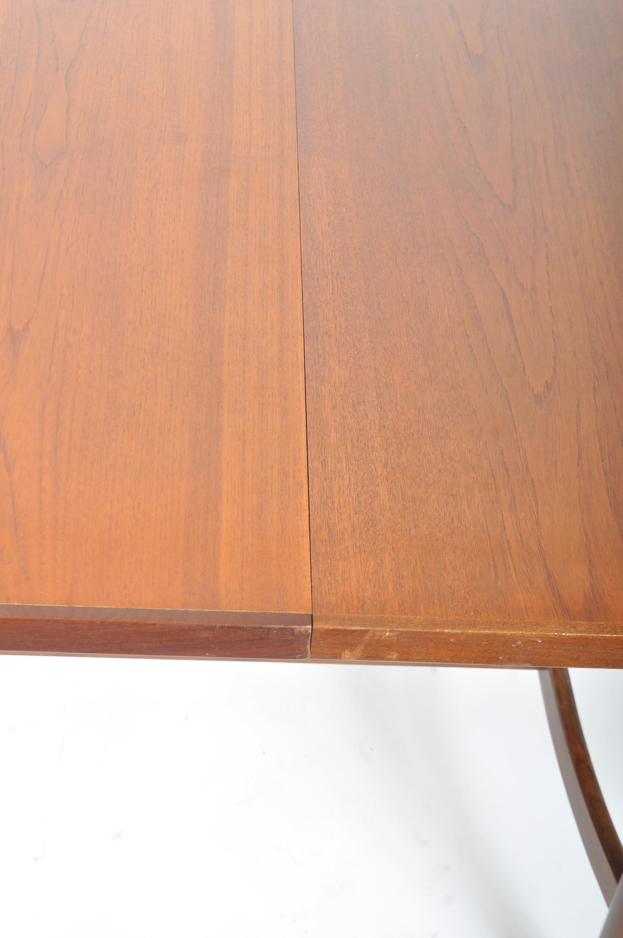 VANSON - MID CENTURY TEAK DINING TABLE AND SIX CHAIRS - Image 6 of 13