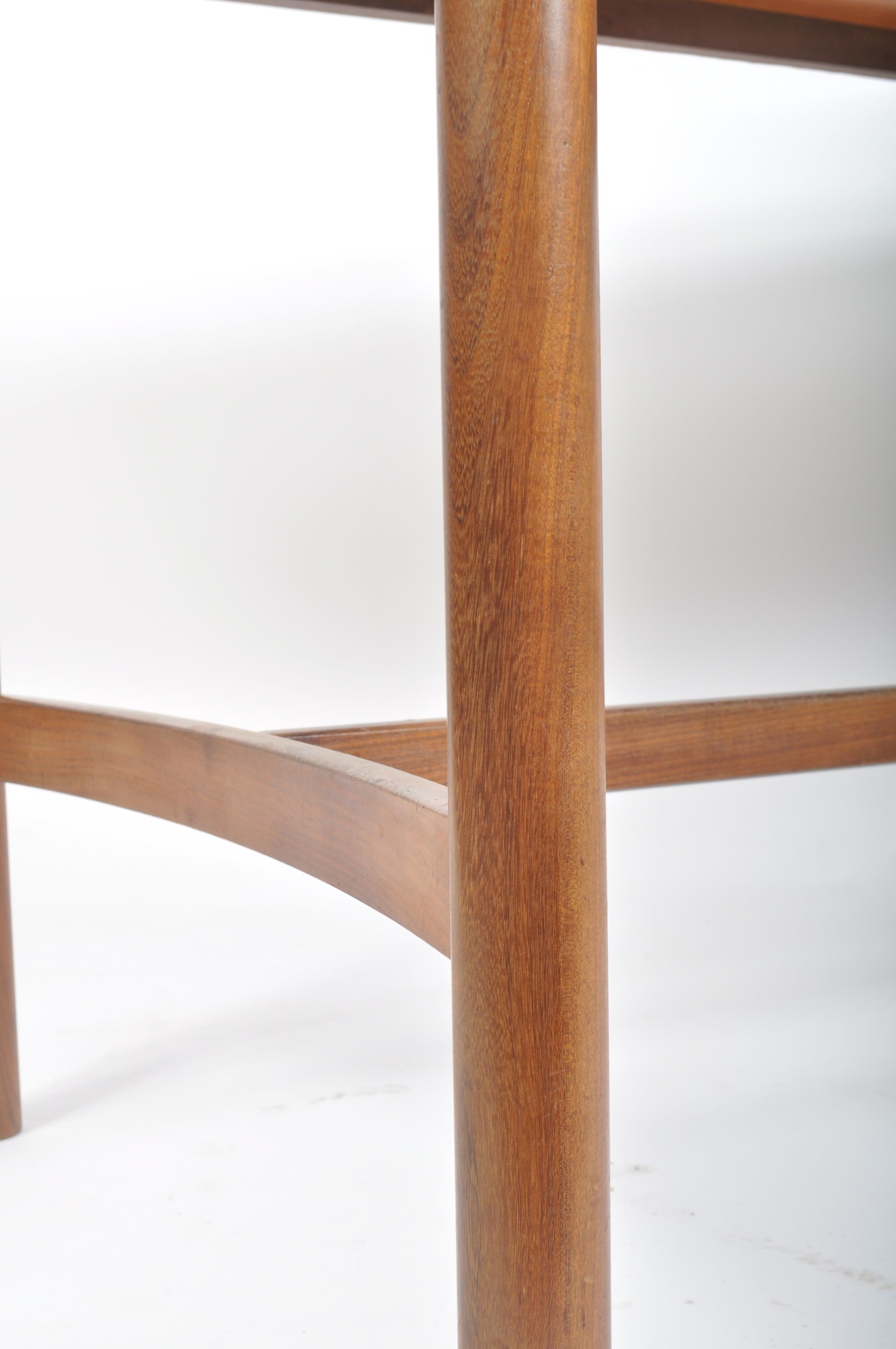 VANSON - MID CENTURY TEAK DINING TABLE AND SIX CHAIRS - Image 4 of 13