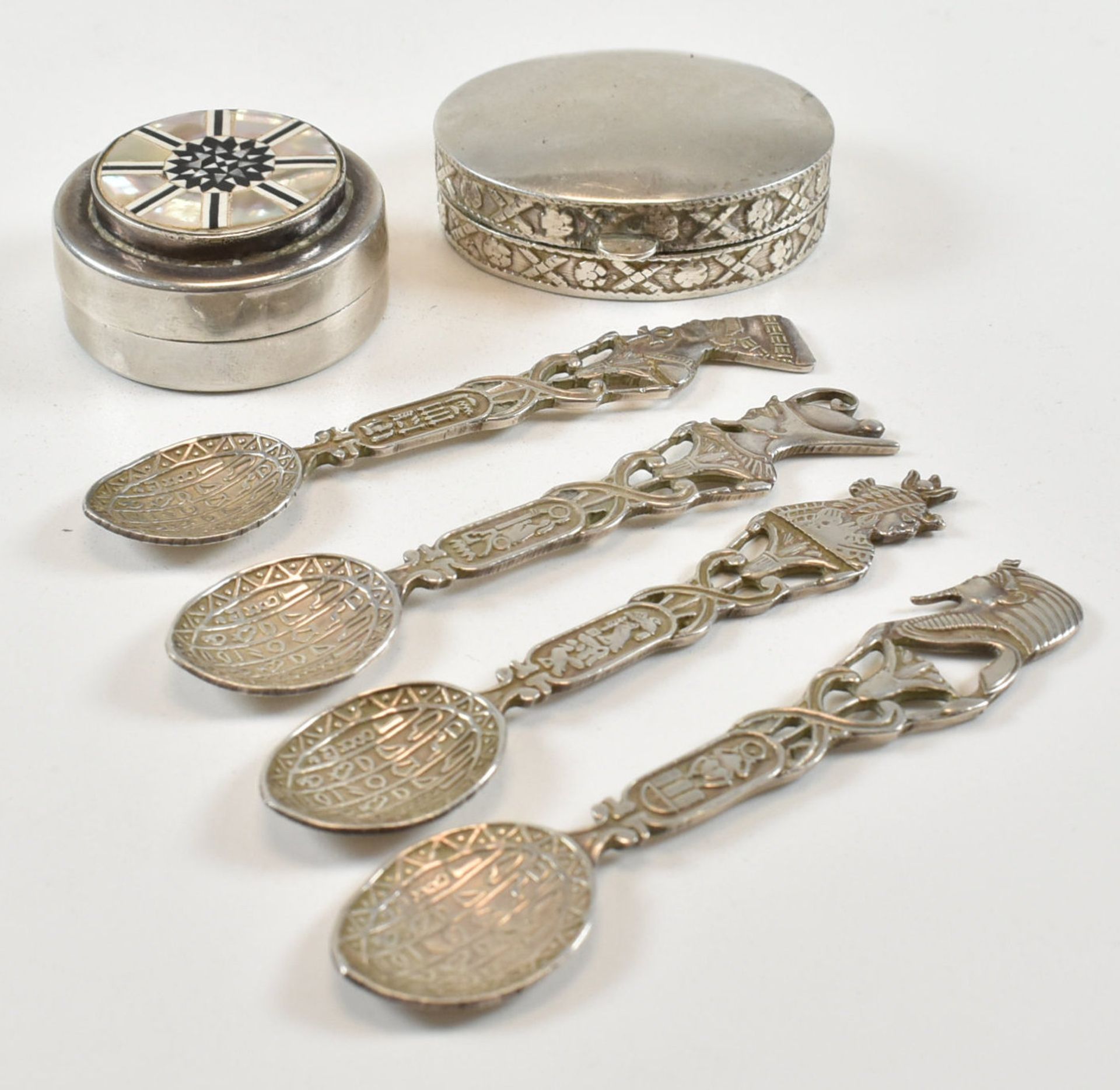 COLLECTION OF 20TH CENTURY MIDDLE EASTERN SILVER