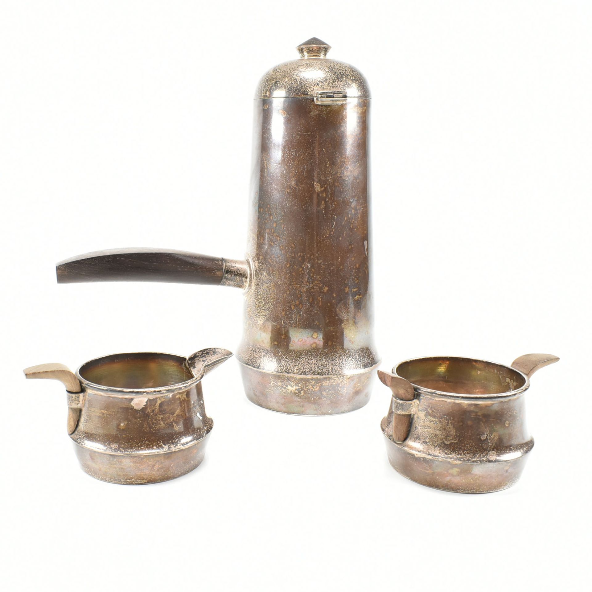 925 SILVER MEXICAN THREE PIECE COFFEE SERVICE - WILLIAM SPRATLING - Image 3 of 21