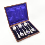SET OF SIX MARKED 925 STERLING SILVER TEASPOONS