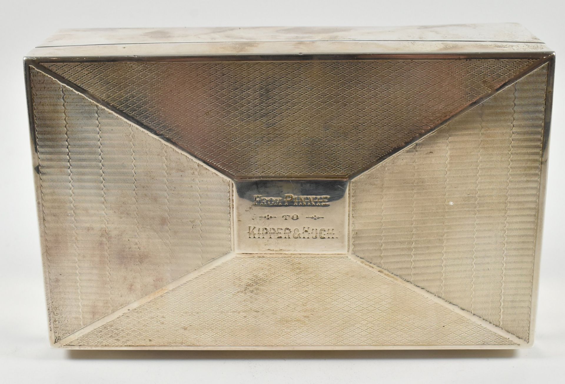 TWO HALLMARKED SILVER ART DECO CIGARETTE BOXES - Image 5 of 12