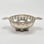 GEORGE V HALLMARKED SILVER BON BON DISH