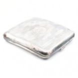 GEORGE V HALLMARKED SILVER CIGARETTE CASE