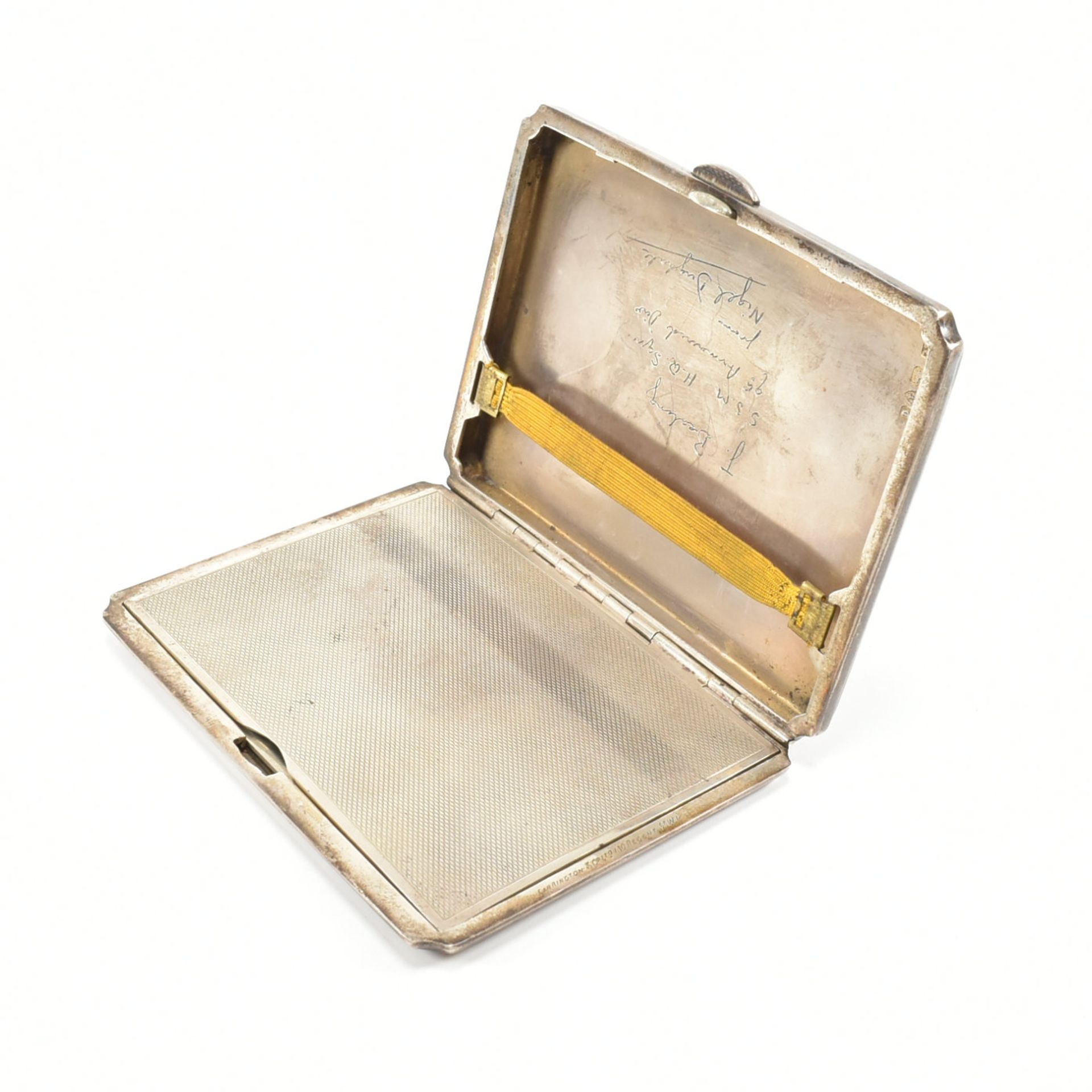 HALLMARKED SILVER COMPACT CIGARETTE CASE - Image 6 of 9