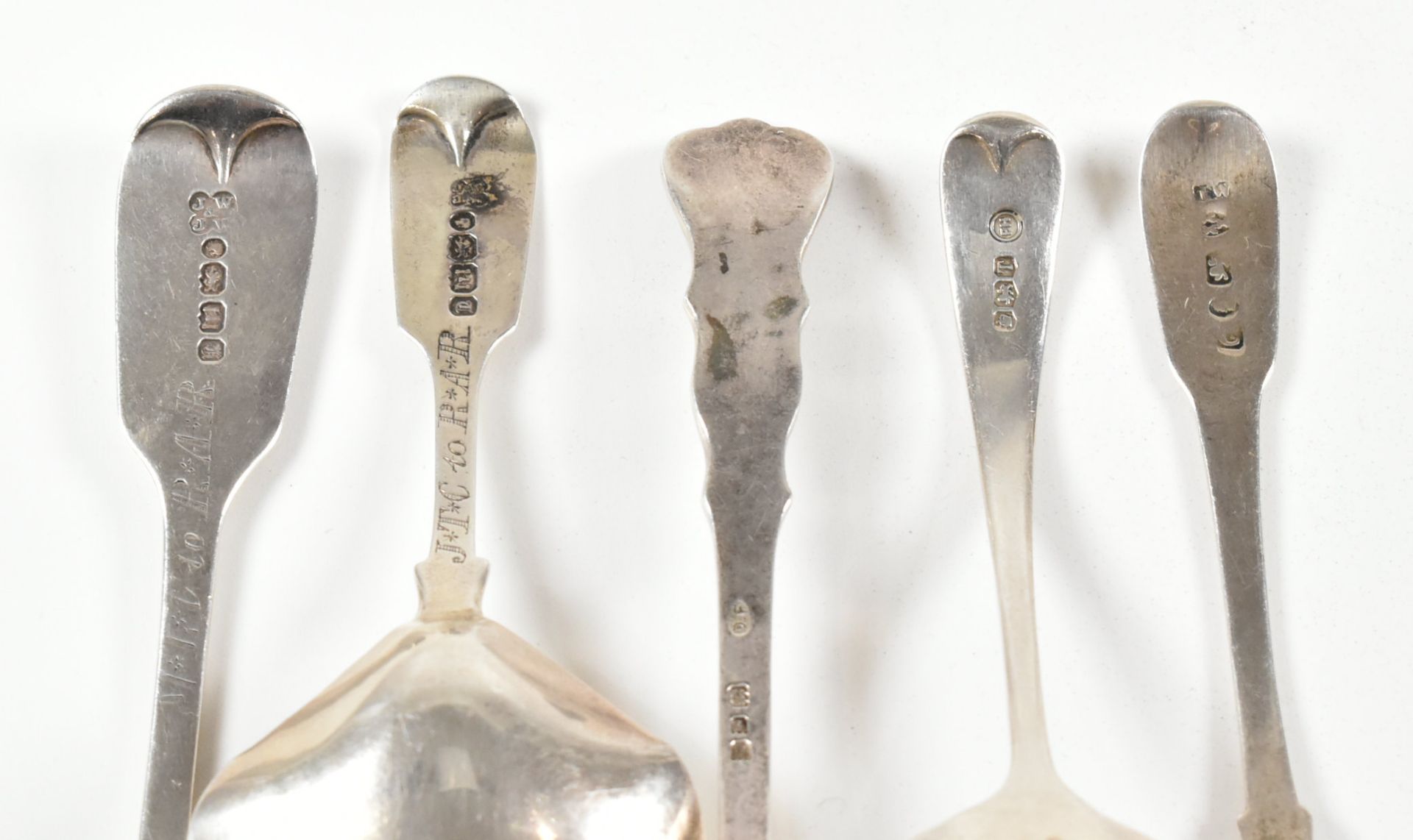 COLLECTION OF HALLMARKED SILVER SPOONS - Image 3 of 8