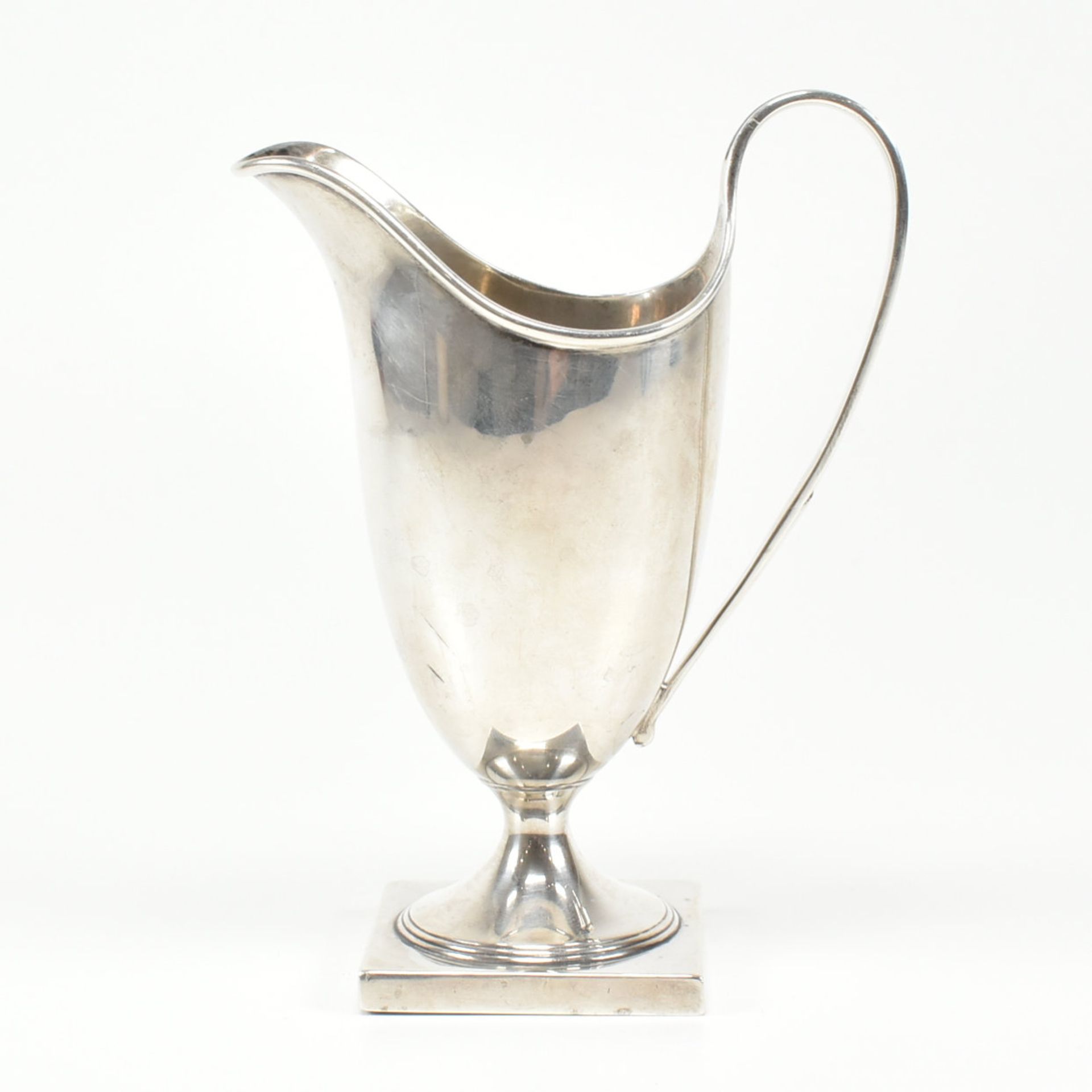 HALLMARKED EDWARDIAN SILVER HELMET JUG CREAMER - Image 3 of 8