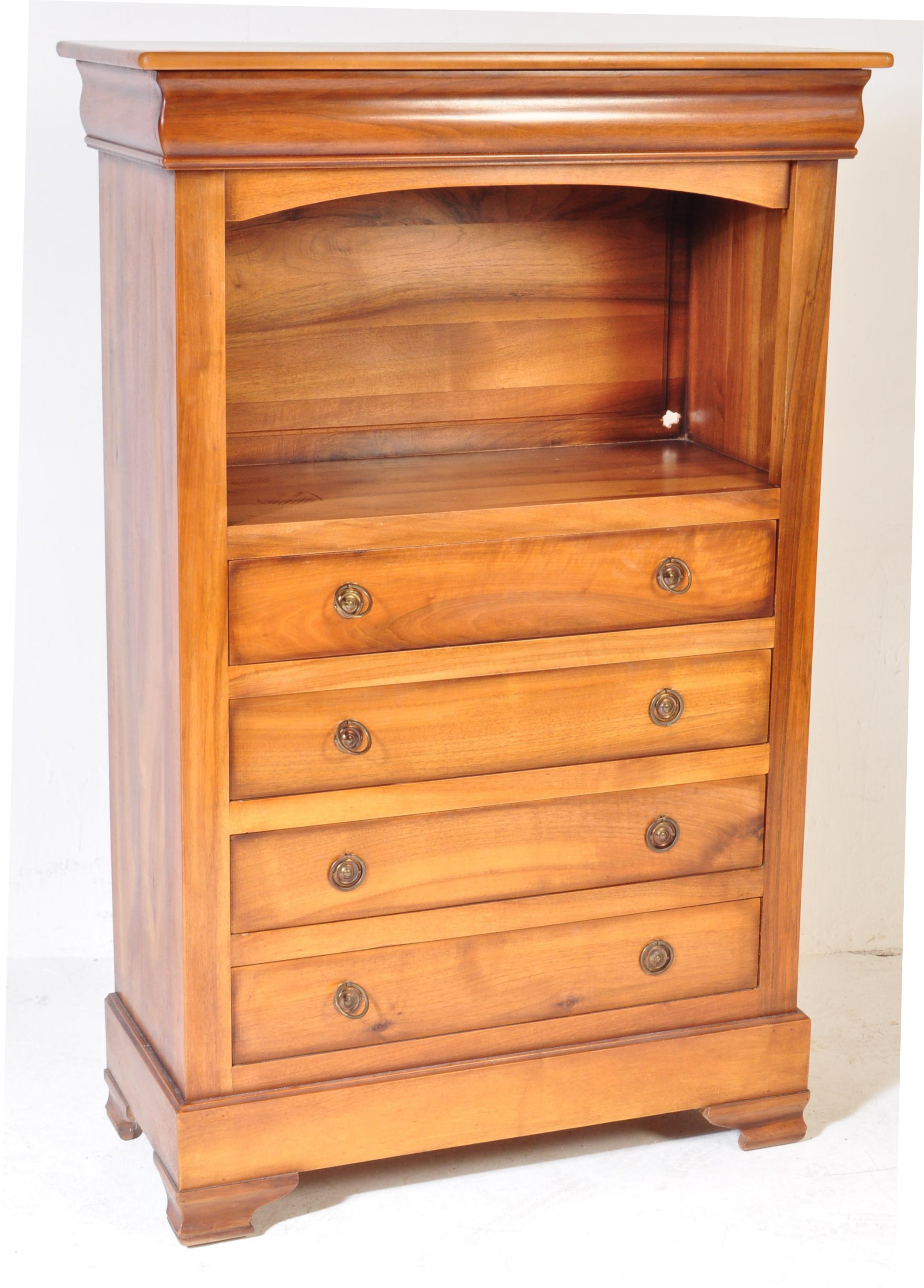 CONTEMPORARY FRENCH TALLBOY CHEST OF DRAWERS - Image 2 of 6