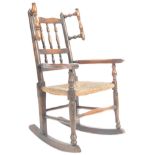 19TH CENTURY NORTH COUNTRY CHILDS ROCKING CHAIR