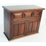 19TH CENTURY CONTINENTAL MAHOGANY BUREAU ABBATANT