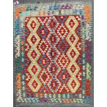 VINTAGE ANATOLIAN TURKISH KILIM FLOOR CARPET RUG