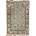 VINTAGE PERSIAN ISLAMIC FLORAL FLOOR RUG