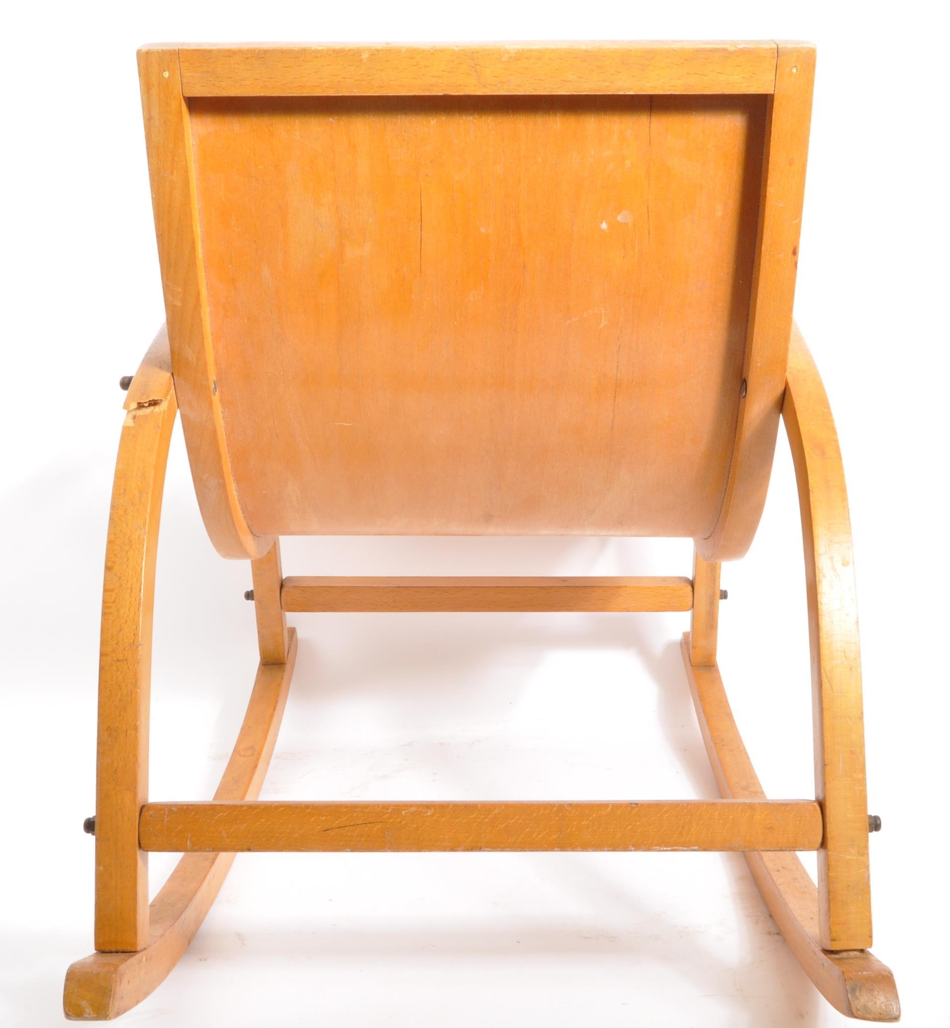 VINTAGE BENTWOOD CHILDRENS ROCKING CHAIR - Image 5 of 7