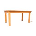 CONTEMPORARY MODERNIST OAK FURNITURE LAND DINING TABLE