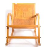 VINTAGE BENTWOOD CHILDRENS ROCKING CHAIR