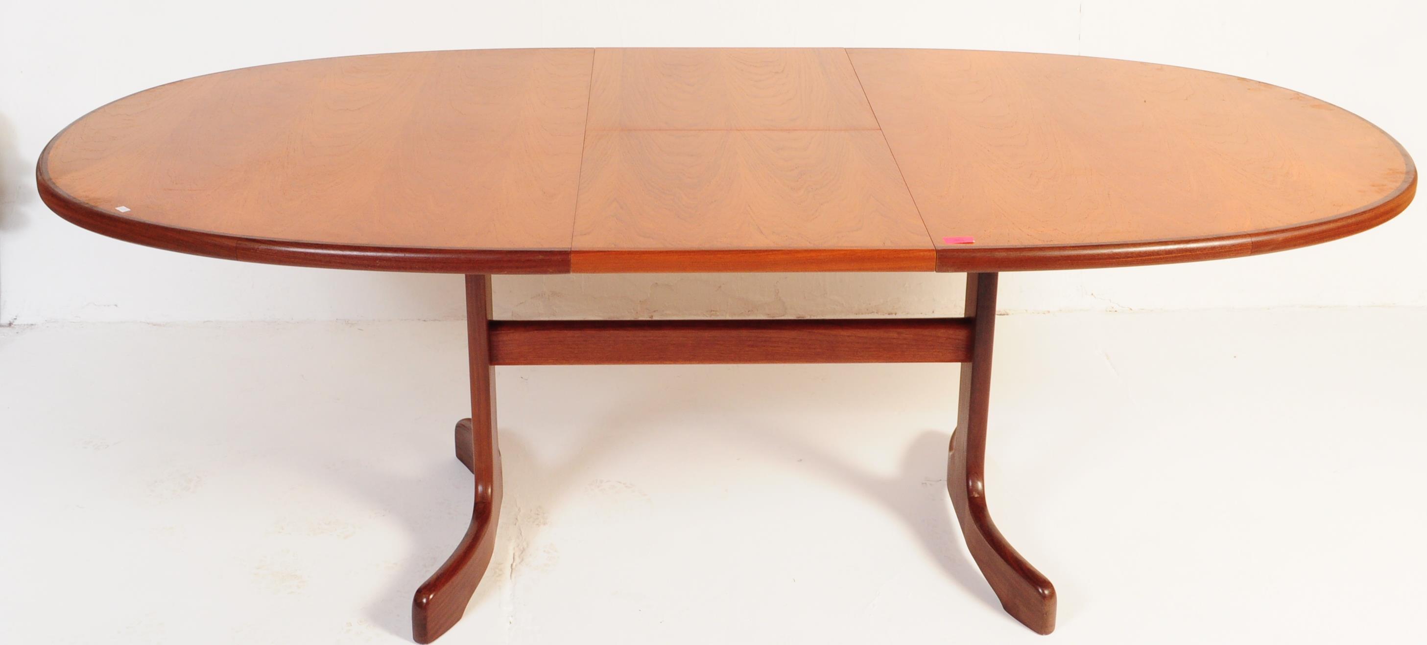 VICTOR B WILKINS - G PLAN - FRESCO - TEAK WOOD LARGE DINING TABLE - Image 5 of 5