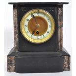 VICTORIAN SLATE 7 MARBLE MANTEL CLOCK