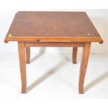 EARLY 20TH CENTURY OAK DRAW LEAF DINING TABLE