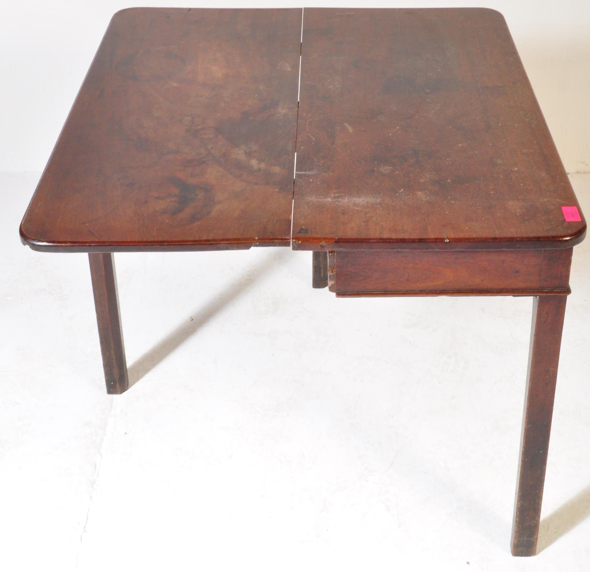 18TH CENTURY GEORGE III MAHOGANY WRITING TABLE DESK - Image 5 of 5