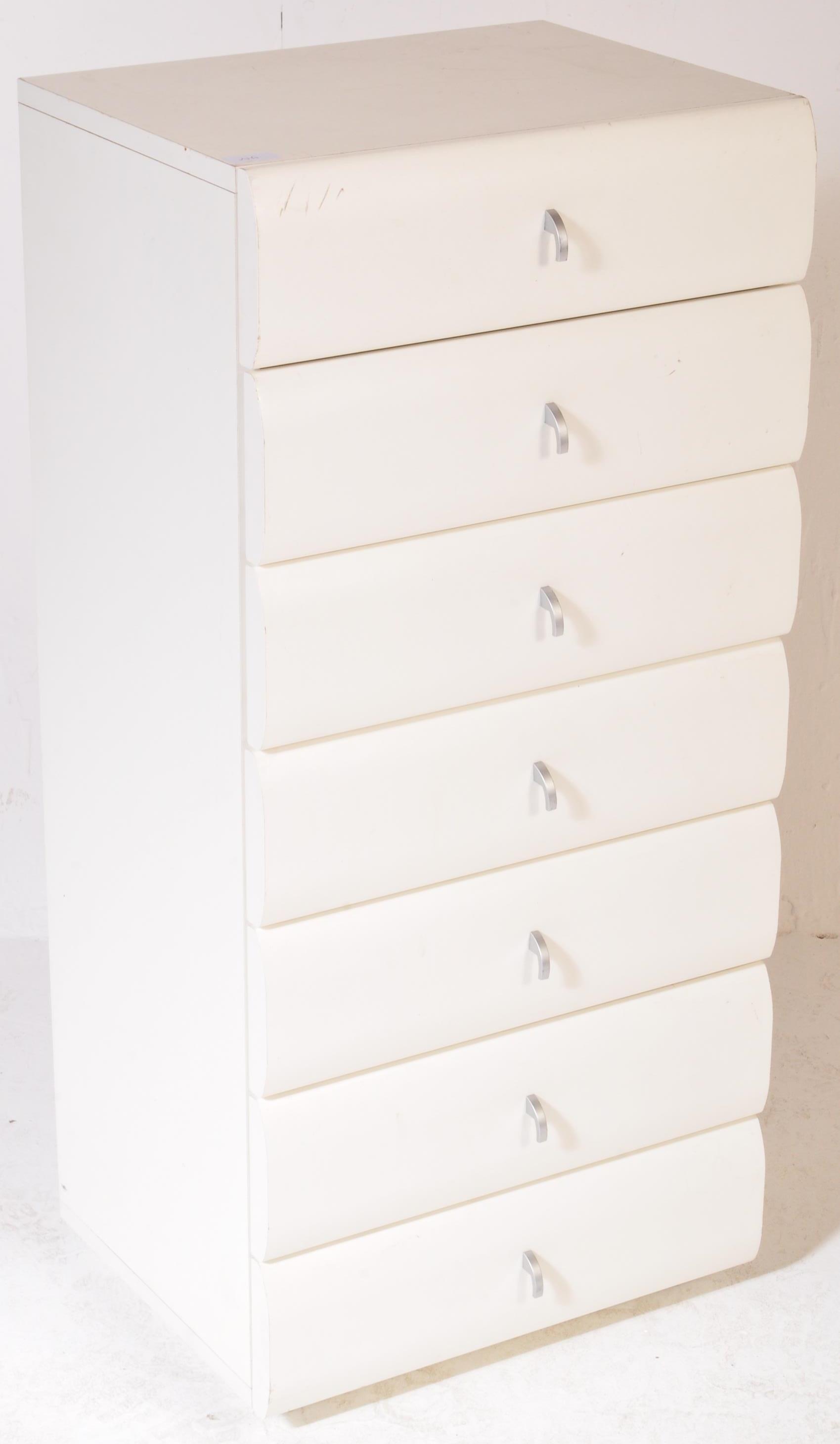 CONTEMPORARY MODERNISH PEDESTAL 7DAY CHEST OF DRAWERS - Image 2 of 5