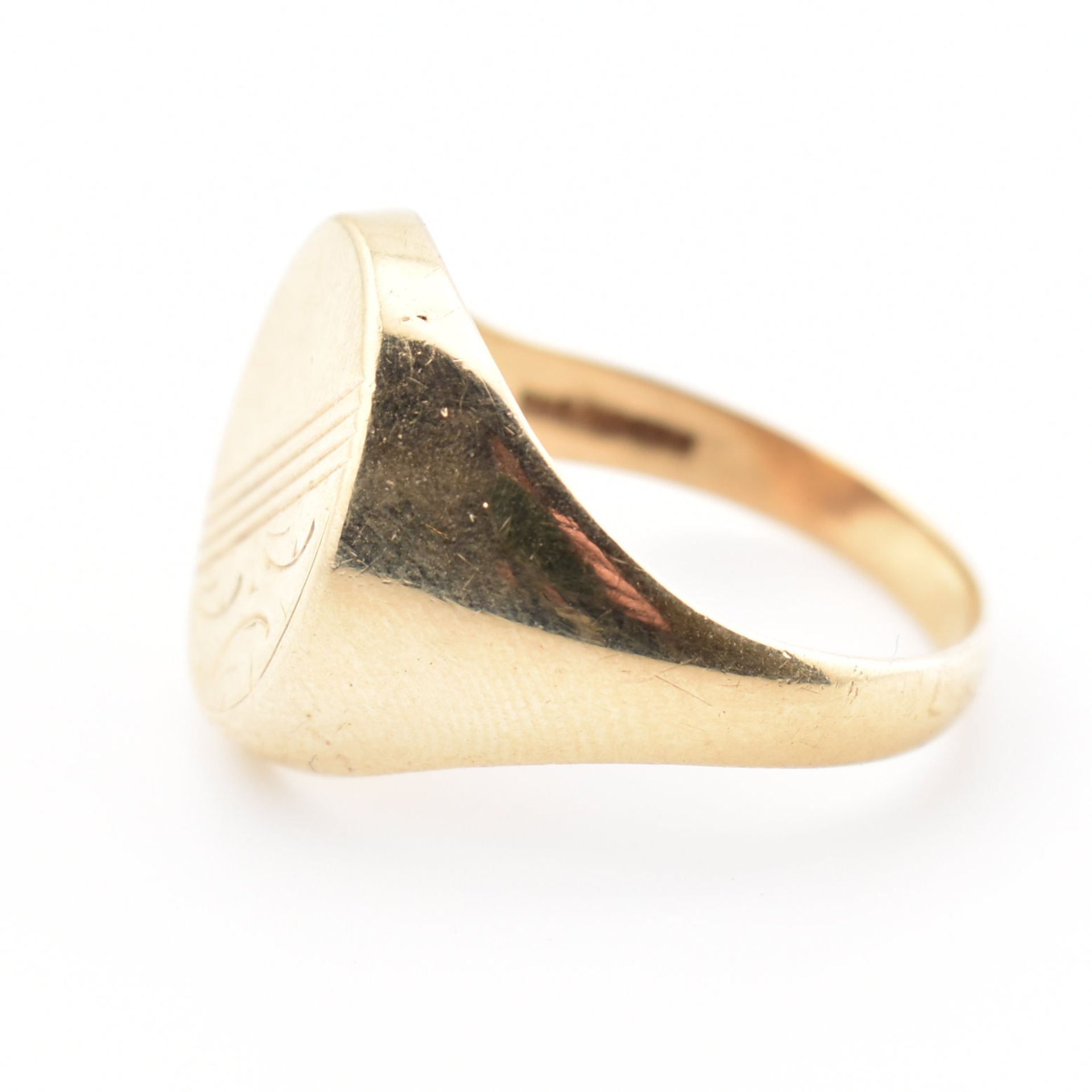 HALLMARKED 9CT GOLD SIGNET RING - Bild 6 aus 8