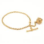 ANTIQUE GOLD ALBERTINA CHAIN BRACELET