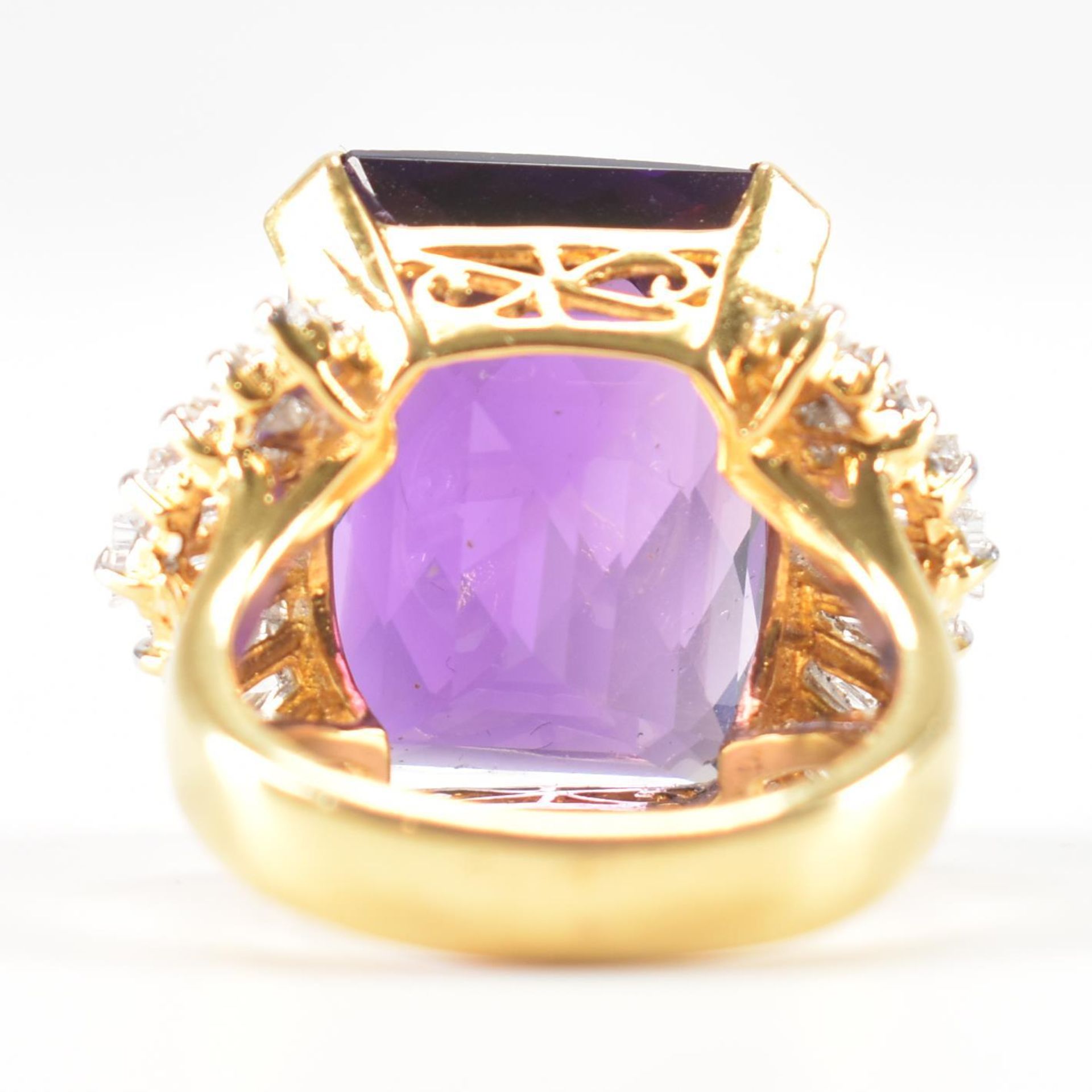 AMETHYST & DIAMOND COCKTAIL RING - Bild 5 aus 9