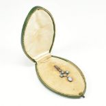 MR & MRS GASKIN ARTS & CRAFTS CASED SILVER & OPAL PENDANT