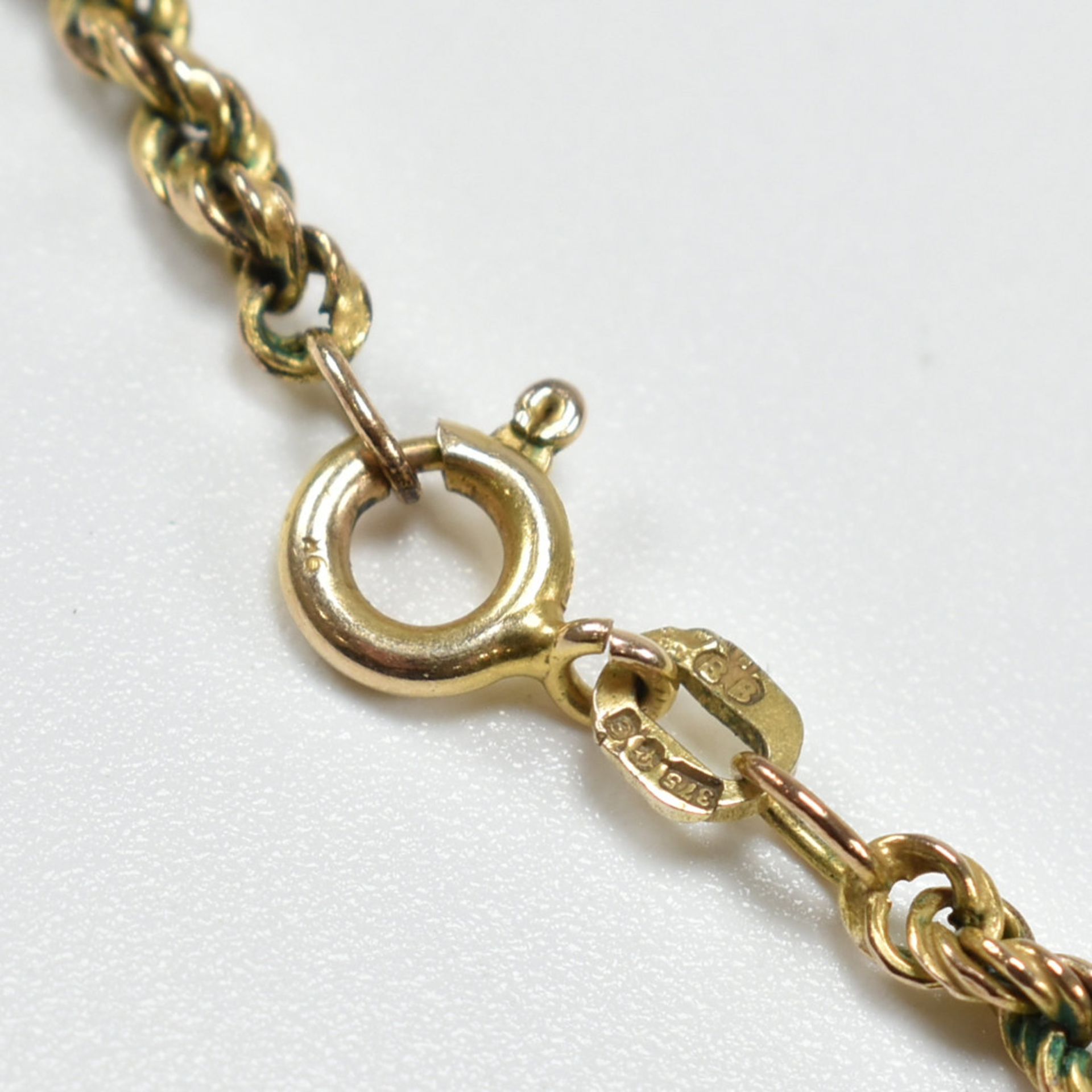 HALLMARKED 9CT GOLD NECKLACE CHAIN - Bild 2 aus 3