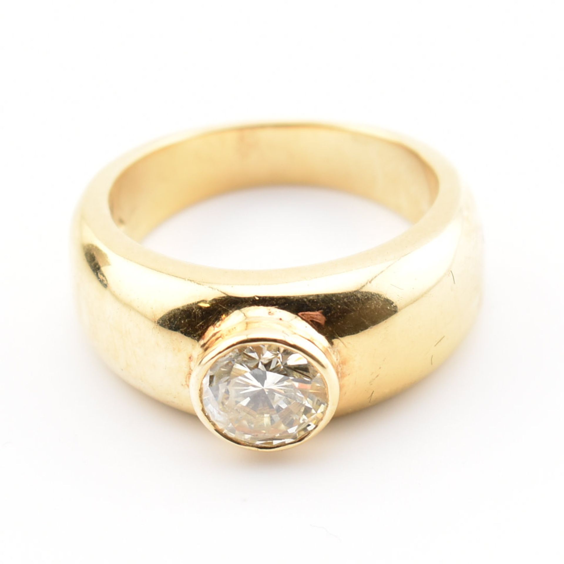 HALLMARKED 14CT GOLD & DIAMOND SOLITAIRE RING - Bild 3 aus 11