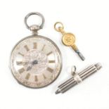 STERLING SILVER POCKET WATCH & PROPELLING PENCIL