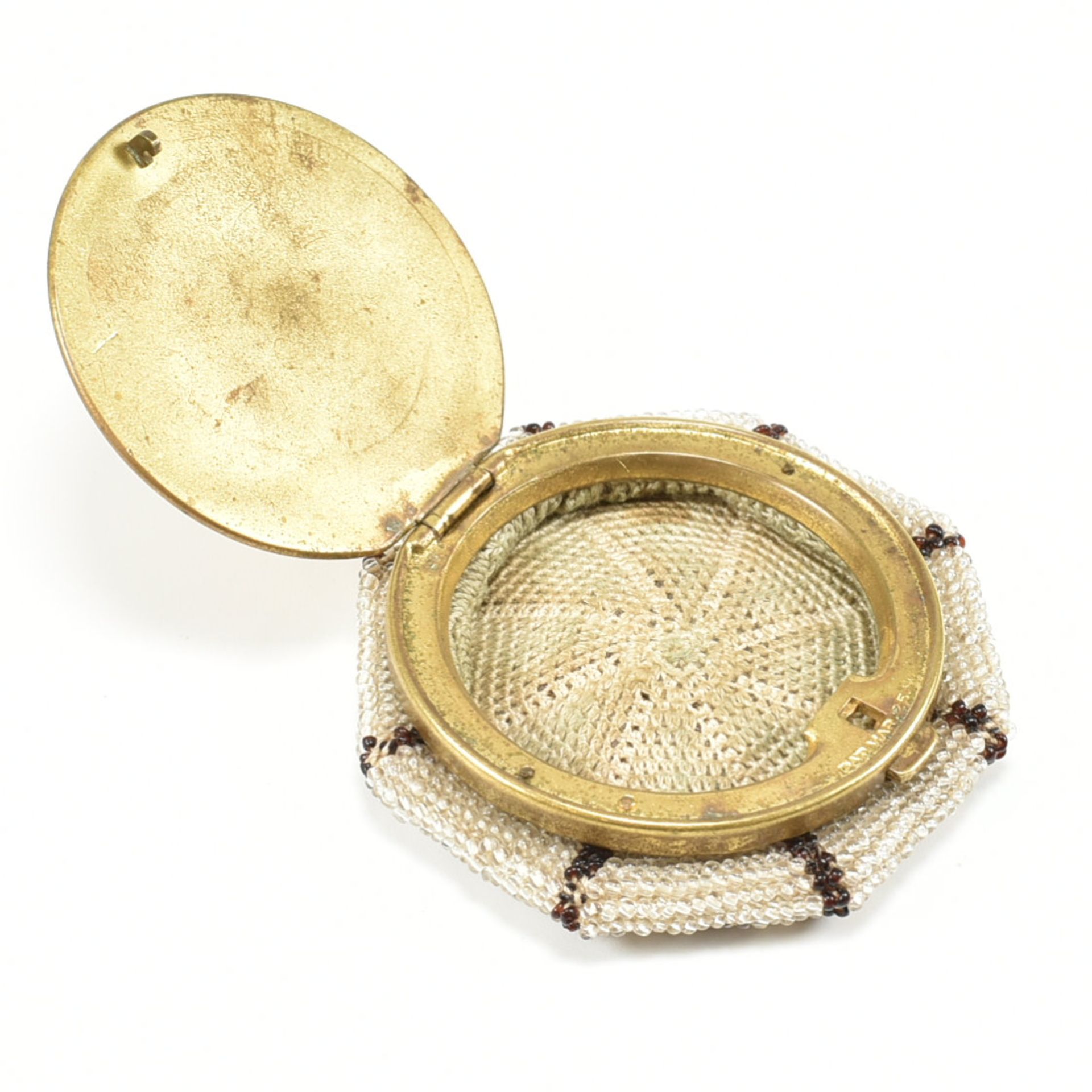 1920S CHINOISERIE MICRO BEAD COIN PURSE BAG - Image 5 of 7