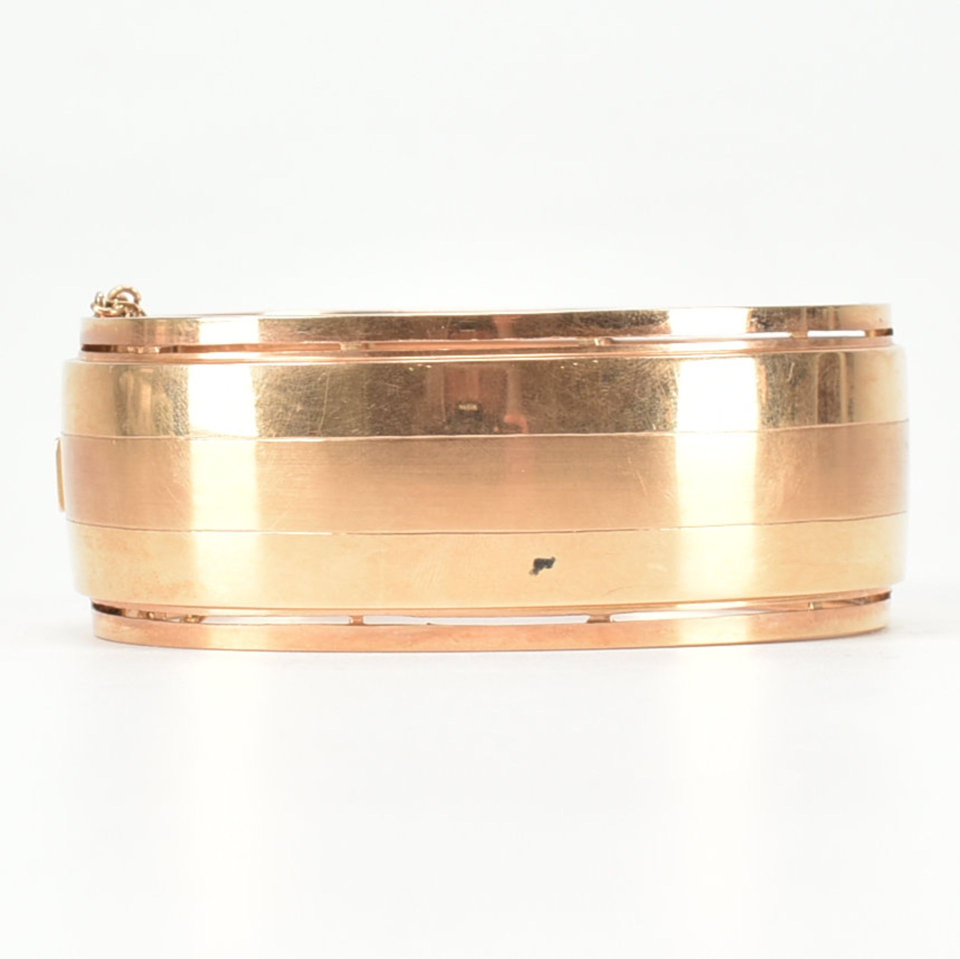 18CT GOLD & DIAMOND BANGLE - Bild 4 aus 7