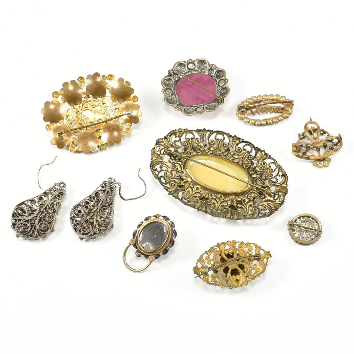 COLLECTION OF ASSORTED CZECH STYLE JEWELLERY - Image 7 of 8