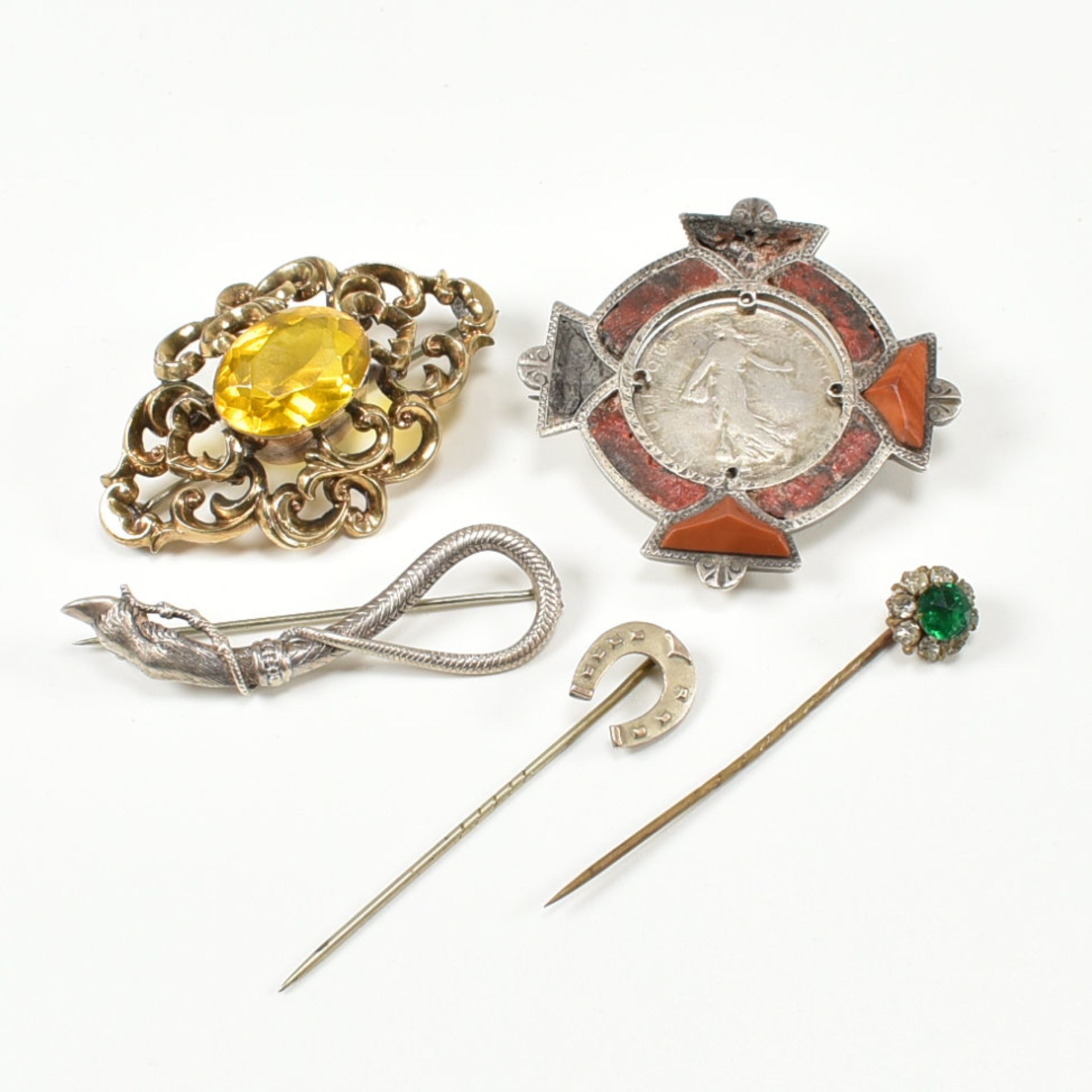 COLLECTION OF 19TH CENTURY JEWELLERY - Image 2 of 6