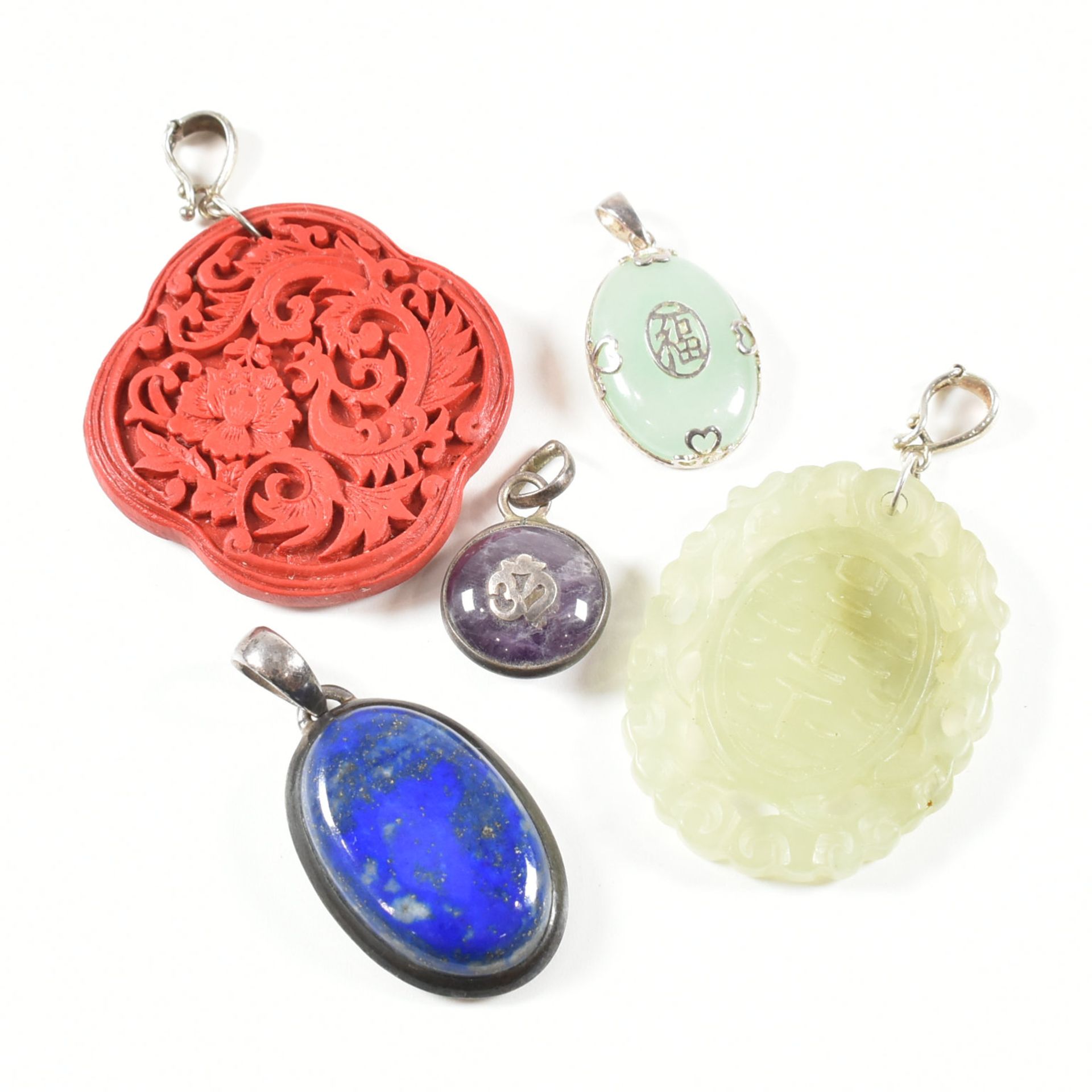 COLLECTION OF ASSORTED 925 SILVER NECKLACE PENDANTS