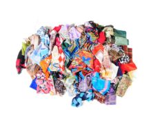 COLLECTION OF 50+ VINTAGE & VINTAGE INSPIRED SCARVES